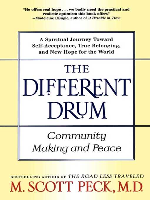Title details for The Different Drum by M. Scott Peck - Available